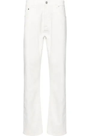 Etro Lige-jeans med paisleytryk i jacquard