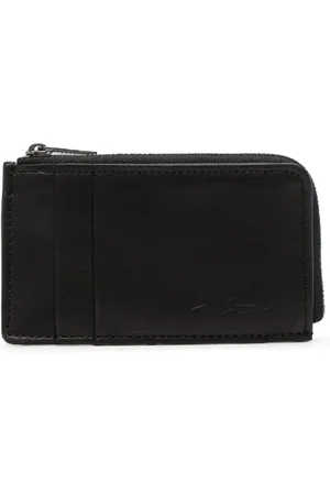YOHJI YAMAMOTO Pung i læder med præget logo
