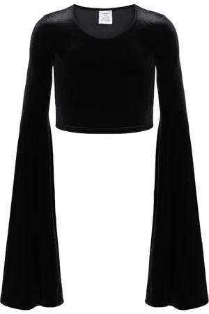 Vetements Cropped tanktop i velour