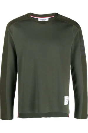 Thom Browne T-shirt med 4-Bar mærke