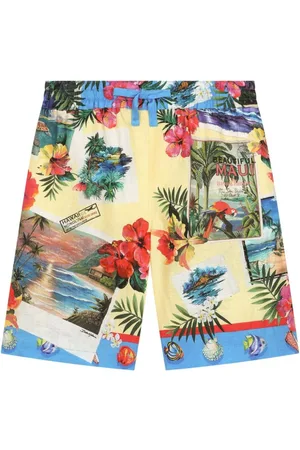 Dolce & Gabbana Shorts med Hawaii-tryk