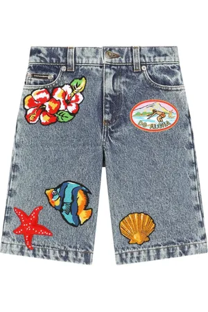 Dolce & Gabbana Denimshorts med mærker