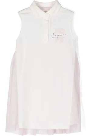 Lapin House Kjole med tyllag og logotryk