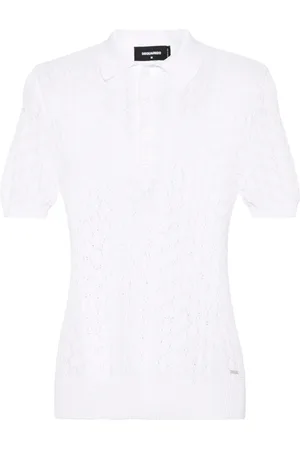 Dsquared2 Polo i åben strik