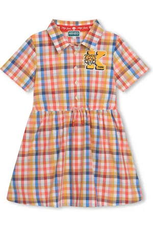 Kenzo Skjortekjole med gingham-tryk