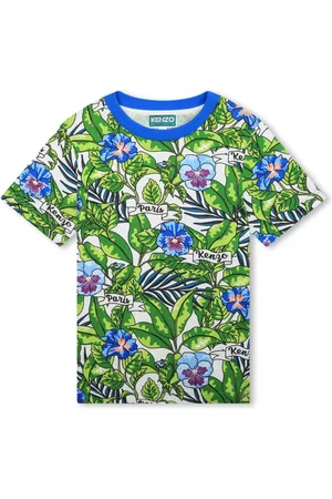 Kenzo T-shirt med blomstertryk