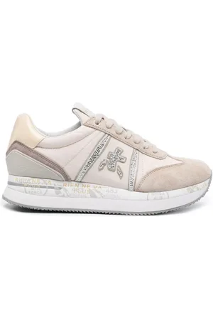 Premiata Conny sneakers med rhinstenudsmykning