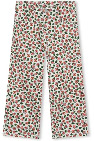Kenzo Cropped bukser i bland med blomstret tryk