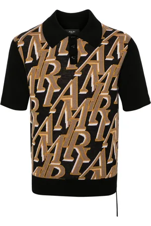 AMIRI Intarsiastrikket polo