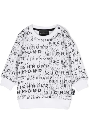 John Richmond Sweatshirt med logotryk