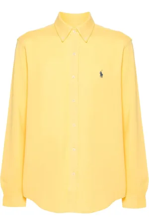 Ralph Lauren T-shirt i piqué med broderet logo