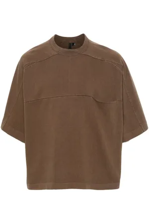 Entire Studios T-shirt i organisk bomuld med paneler