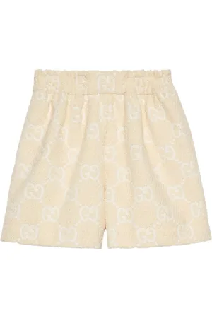 Gucci Shorts i frotté med jacquard-logo
