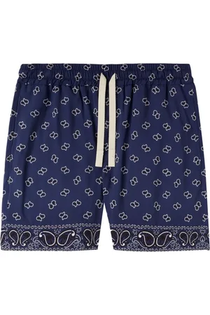 Palm Angels Shorts i bomuld med paisleytryk