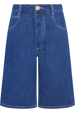 ROSETTA GETTY X Violet Getty denimshorts med brede ben