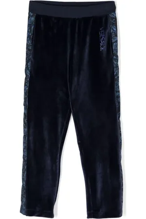 VERSACE Bukser i velour med baroktryk