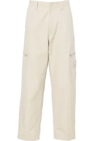 Stone Island Bukser med brede ben og kompasmærke