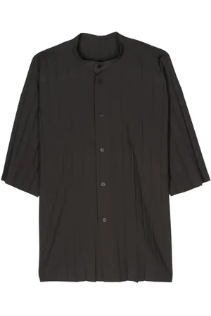 Issey Miyake Edge skjorte med presselæg