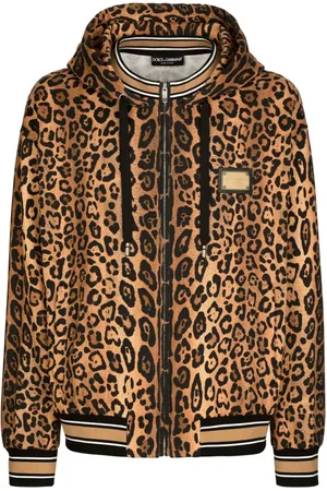 Dolce & Gabbana Hættetrøje med leopardtryk