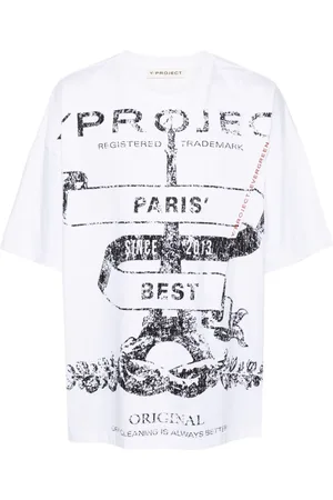 Y / PROJECT T-shirt med logotryk
