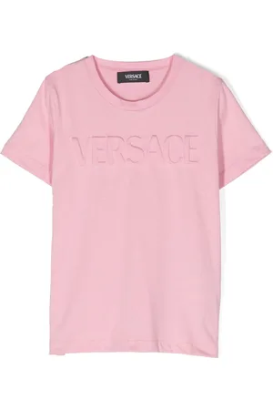 VERSACE T-shirt med præget logo
