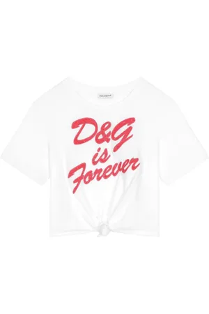Dolce & Gabbana T-shirt med logoudsmykning