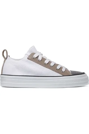 Brunello Cucinelli Sneakers med paneler og monili-detalje