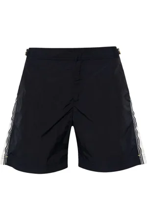 Orlebar Brown Badeshorts med Bulldog Border-tryk