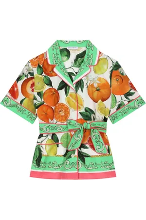 Dolce & Gabbana Skjorte med Lemon & -tryk