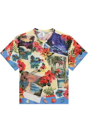 Dolce & Gabbana T-shirt med blomstertryk