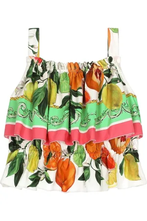Dolce & Gabbana Top med Lemon & Orange-tryk