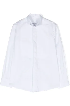 Paolo Pecora Skjorte i poplin med wingtip-krave
