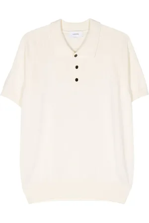 LARDINI Finstrikket polo