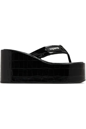 COPERNI Sandaler i læder med plateausål og logomærke
