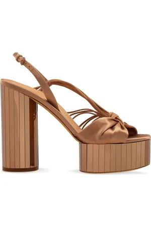 Salvatore Ferragamo 125mm plateau-sandaler