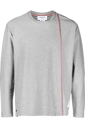 Thom Browne T-shirt med RWB-stribe