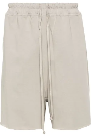 Rick Owens Shorts i jersey med rå kant
