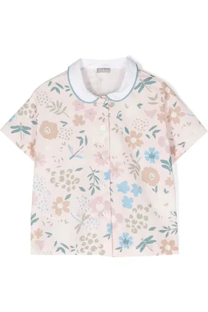 Il gufo Skjorte med blomstertryk
