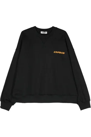 A PAPER KID Sweatshirt med logotryk
