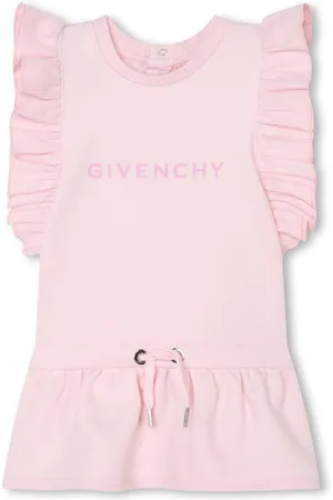 Givenchy Kjole med flæser og logotryk