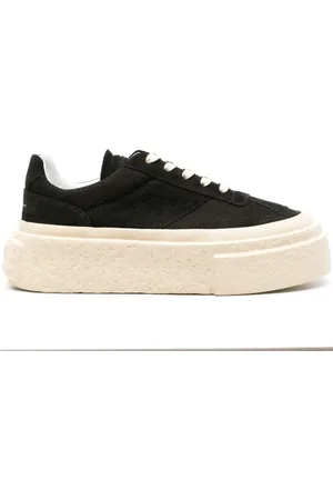 Maison Margiela Sneakers i ruskind med nummermotiv