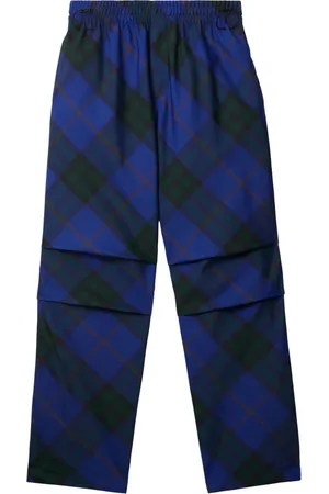 Burberry Ternede EKD-broderede bukser i twill