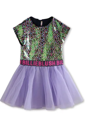Billieblush Kjole med pailletter og paneler