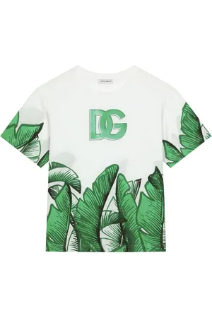 Dolce & Gabbana T-shirt i bomuld med DG-logo