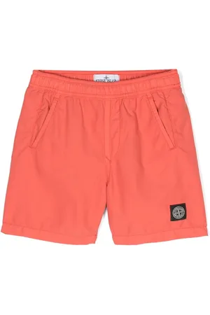 Stone Island Badeshorts med kompasmotiv