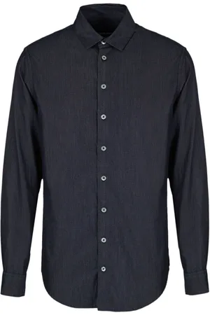 Giorgio Armani Skjorte med slub-effekt