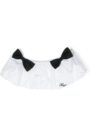 Msgm Cropped top med sløjfedetalje