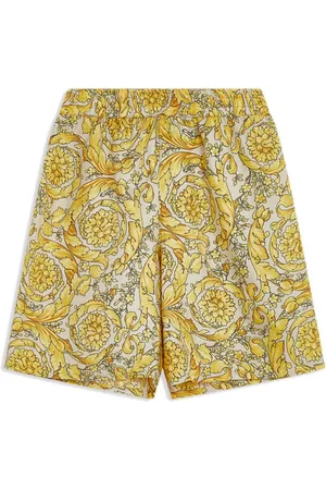 VERSACE Silkeshorts med baroktryk