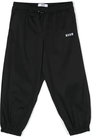 Msgm Joggingbukser med logobroderi
