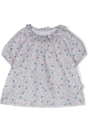 TEDDY & MINOU Bluse med blomstertryk